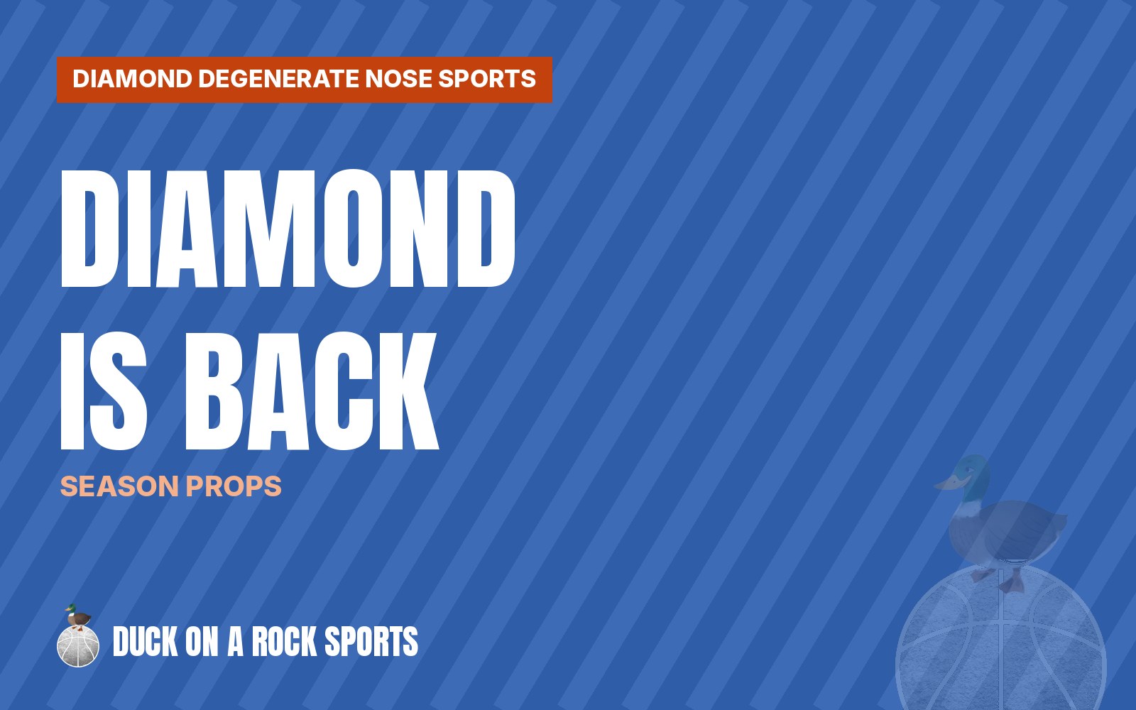 Diamond Is Back, and He Loves the Bills