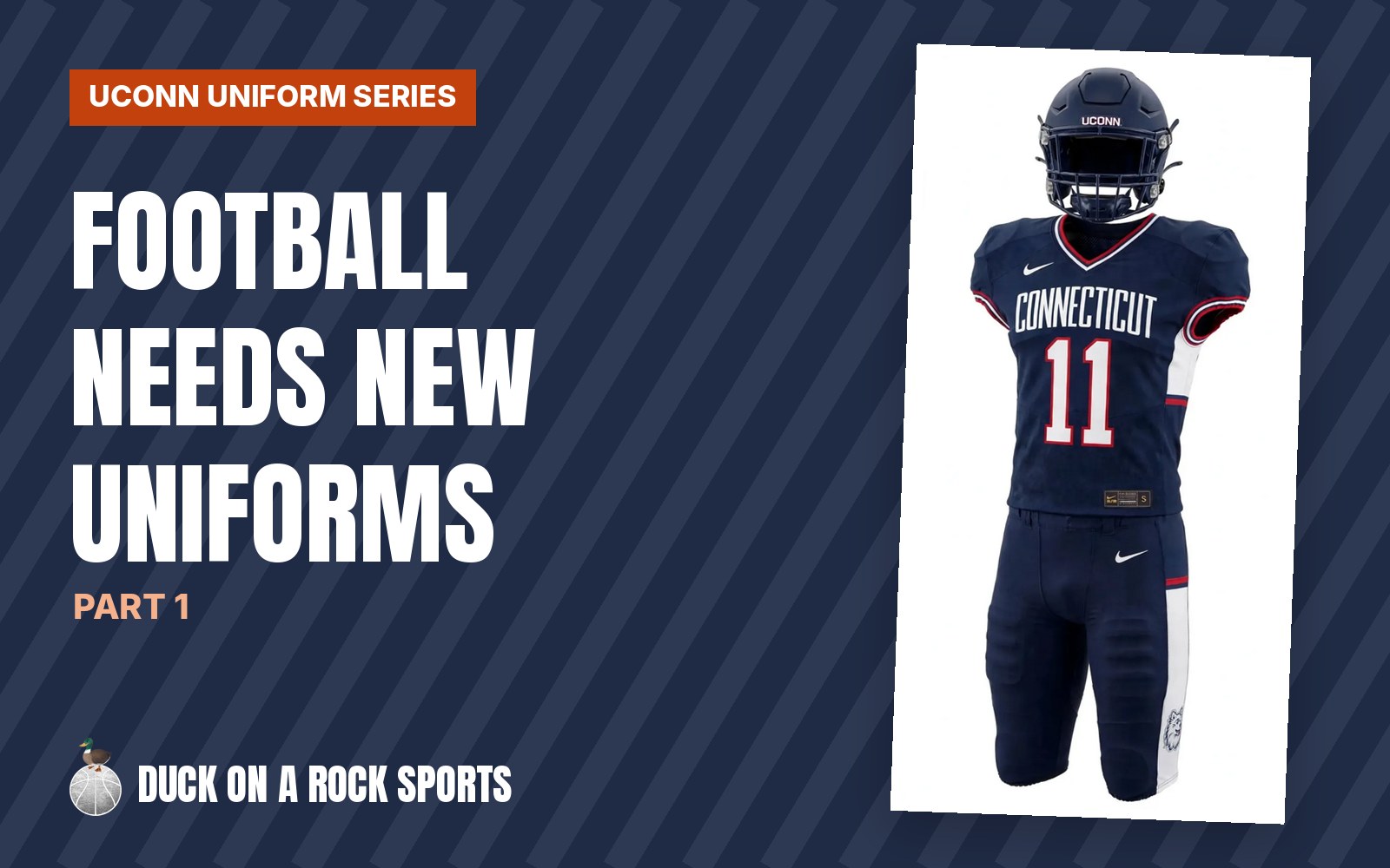 UConn Football Needs New Uniforms, So We Designed Some
