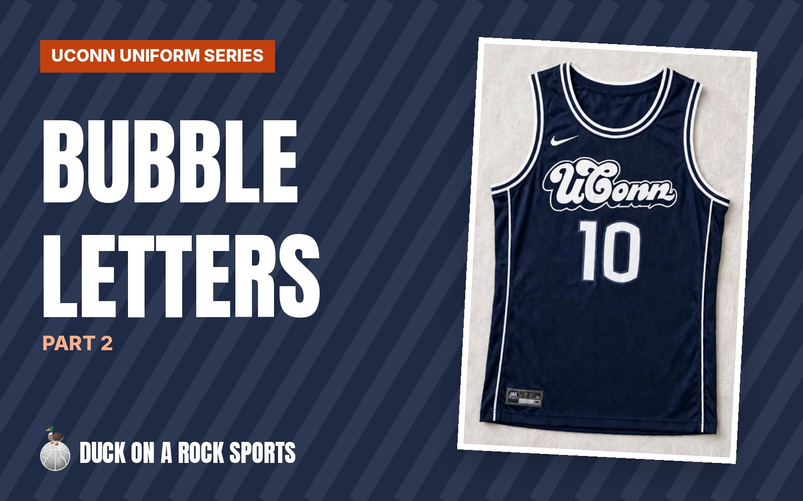 UConn Uniform Series, Part 2: The ’90s Bubble Letters UConn Never Wore